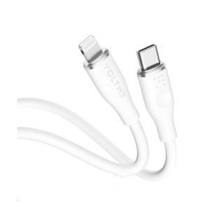 Voltme Powerlink EDC Series Cable Type C to lightning 1.2 M 3A 30W  White 
