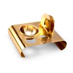Modern Metal Design Serving Tray for Coffee and Snacks