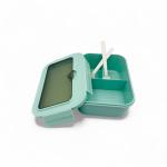 Dual Layer Lunch Box with Built-in Cutlery