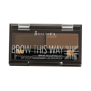 Rimmel Brow This Way Eyebrow Sculpting Kit - 003: Dark Brown