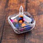 Luxurious Glass Candy Jar with Lid 