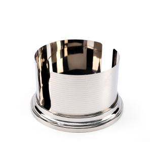 Steel travel plate stand for cake plates