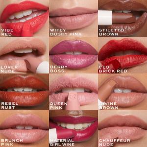 Revolution Ip Allure Soft Satin Lipstick Material Girl Wine