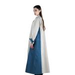Two-Tone Long Trench Coat