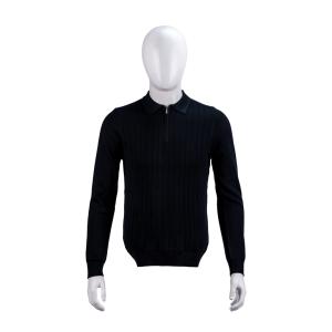 knit polo jacket