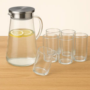 7-Piece Glass Beverage Set