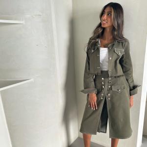 Utility Edge Buttoned Co-Ord Set