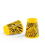 Knockdown Toss Stacking Cups with Soft Throwing Bag - Wild Camo Animal Print Series