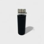 Premium Boutique Glass Cup with Insulated Sleeve & Steel Loop Lid