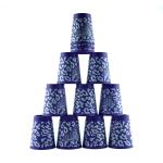 Knockdown Toss Stacking Cups with Soft Throwing Bag - Wild Camo Animal Print Series