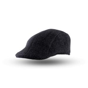 Classic Strips Pattern Herringbone Tweed Wool Blend Newsboy Ivy Hat