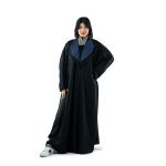 Abaya with Structured Collar, Statement Lapels & Contemporary Cut