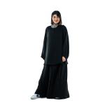 عباية بتطريز زهري وأكمام وتطريز مميز