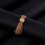 Artificial Multi-Strand Chain Tassel Bracelet
