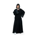 Minimalist abaya with textured Upper Panel and oversized pockets