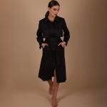 Ladies Manteau Cropped  with Contrast Zip