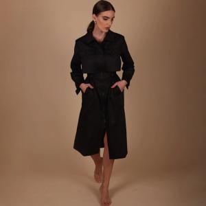 Ladies Manteau Cropped  with Contrast Zip