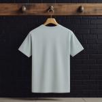Minimalist Premium Cotton T-Shirt with Clean Solid Design (260GSM)