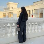 Women's Cropped Jacket & Wide Leg Pants
