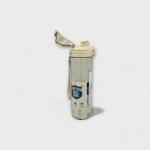 Reindeer-Themed Outdoor Sport Bottle with Locking Lid & Straw