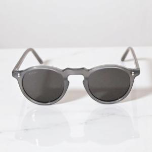 Smokey Grey Round Frame Sunglasses