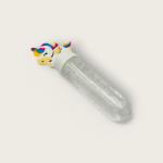 Unicorn Bubble Tube with Rainbow Horn Design