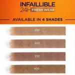 Loreal Paris Infallible 24H FW PW D Tan 400