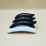 Snap Hair Clips Set with Braided and Marble Design