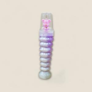 Twist Bottle Slime with Cute Blue Bear Keychain