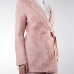 Ladies Jacket Embroidered  with Waist Tie
