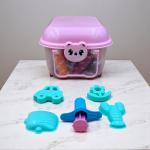Rolling Cart Play Dough Set – 24 Color Soft Modeling Clay Kit for Kids