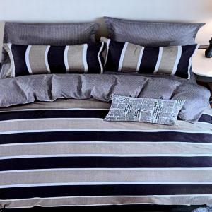 Urban Stripe Elegance Bedding Set 4 in 1
