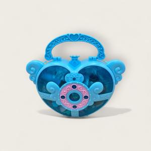 Magical Princess Heart-Shaped Play Dough Set – 12 Colors with Blue Decorative Carry Case