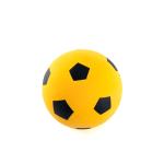 Soccer Design Sponge Ball With Black Pentagons Dots (6cm)