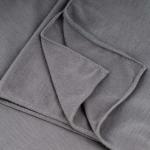 Cotton and Chiffon Scarf with Fine Stitch Edges - Off White