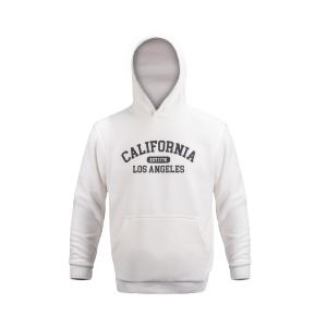 Front Text Printed Hoodie with Fur Inside