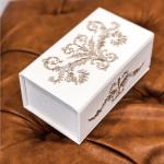 Embroidered Canvas Box – Vintage Baroque Motif